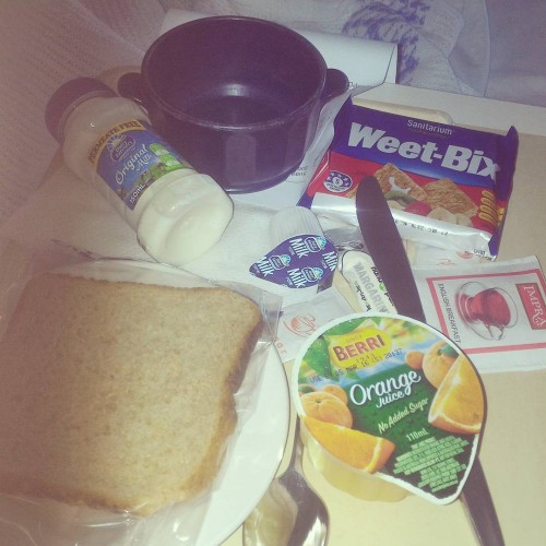 Breakfast! #hospitalfood