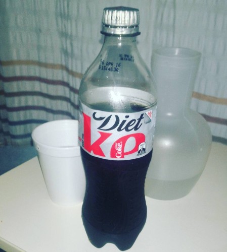 Thank you sis @gatheringpieces #dietcoke #nothospitalfood