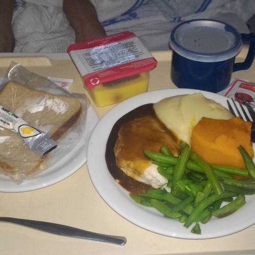 Hot lunch #hospitalfood