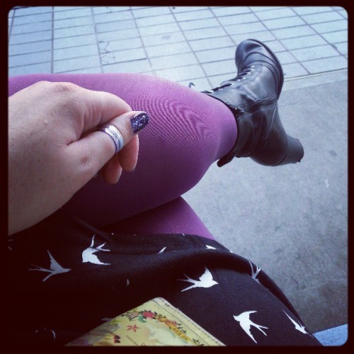 boots and tights
