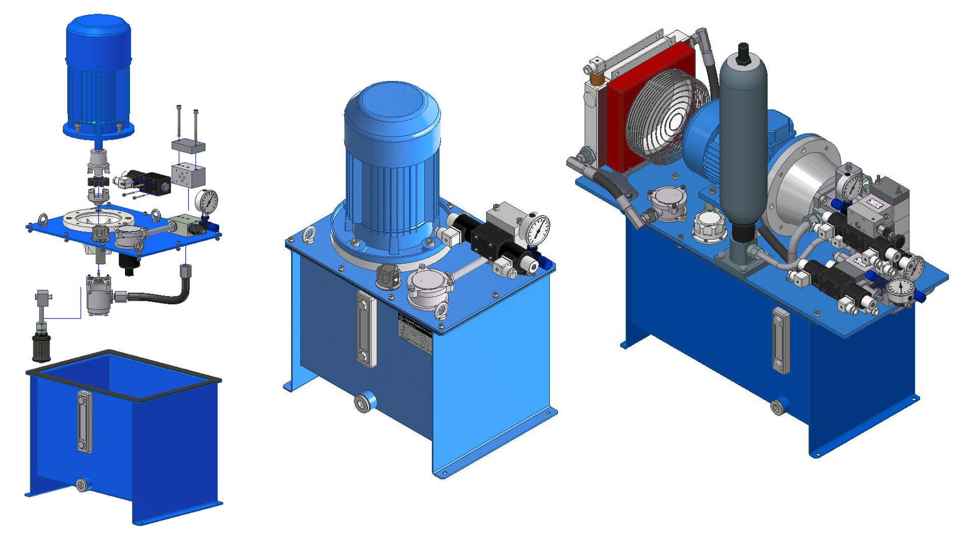 What are the Components of Hydraulic Power Pack?