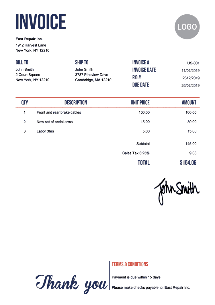 Zintego’s Invoice Template, Receipt Maker, and Invoice Generator