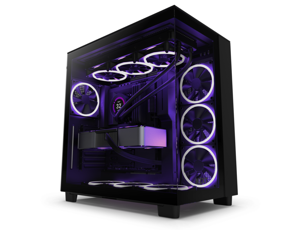 nzxt h9 flow black