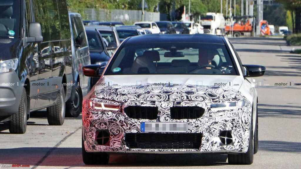 BMW M5 Facelift Spy Photos