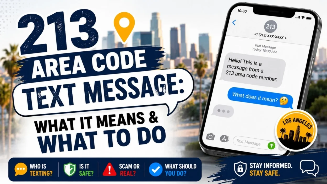 213 Area Code Text Message: What It Means and How to Stay Safe