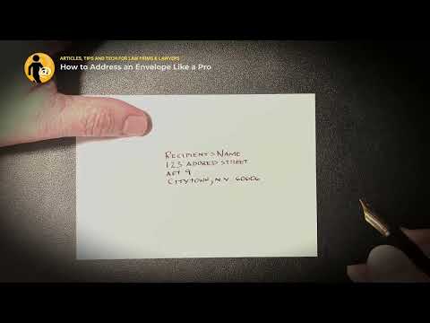 How to Address an Envelope for Clear Reliable Delivery