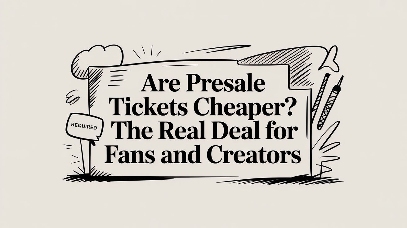 Are Presale Tickets Cheaper? A Complete Guide to Presale Ticket Prices