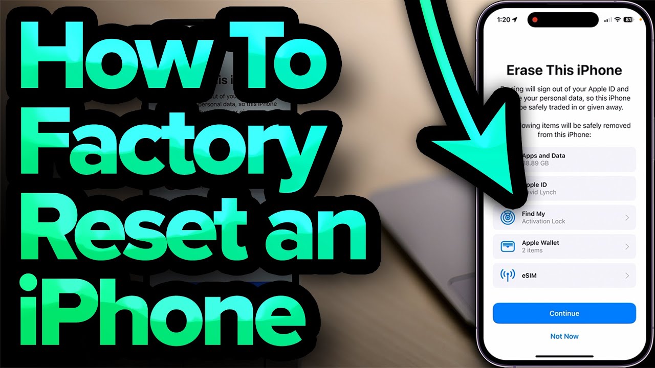 How to Factory Reset iPhone and Prepare It Properly